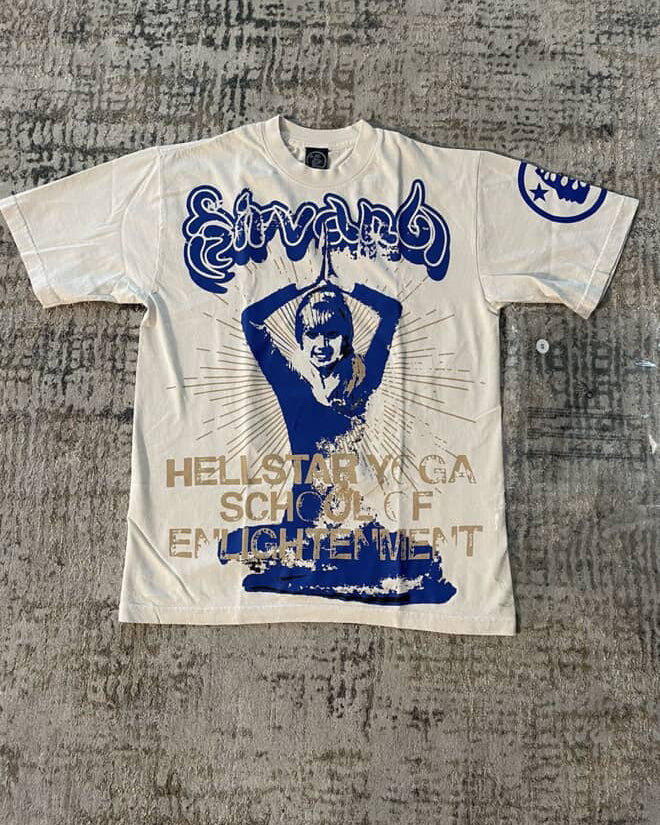 HELLSTAR *Yoga Enlightenment* Tee-Shirt -Cream