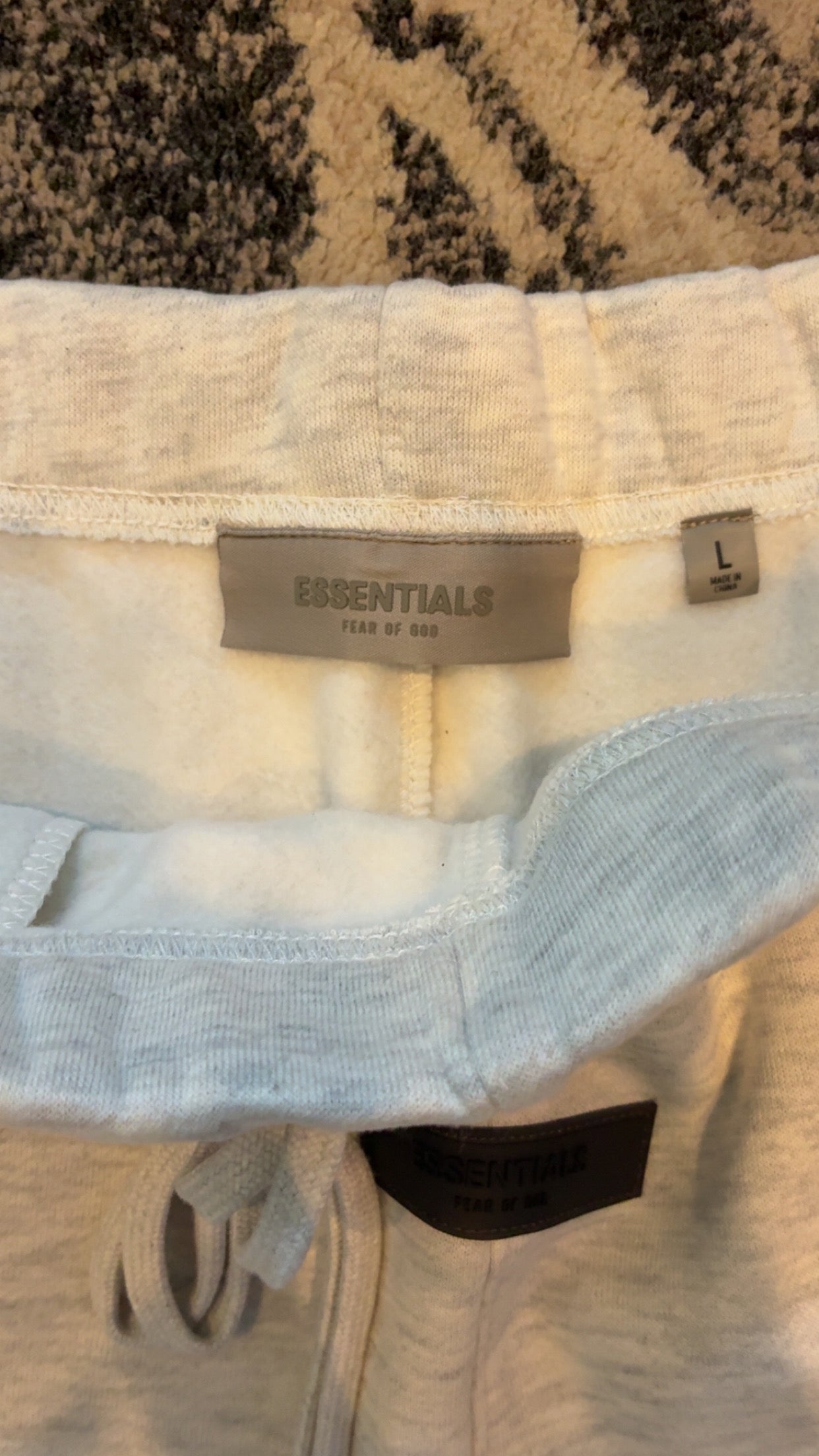 Essentials Fear of God SweatShorts SS22 — Light Oatmeal