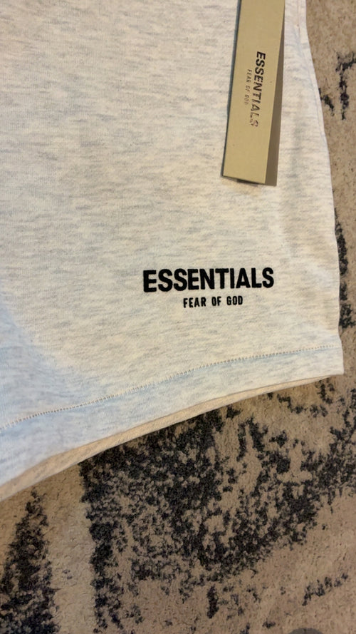 Essentials Fear of God SweatShorts SS22 — Light Oatmeal