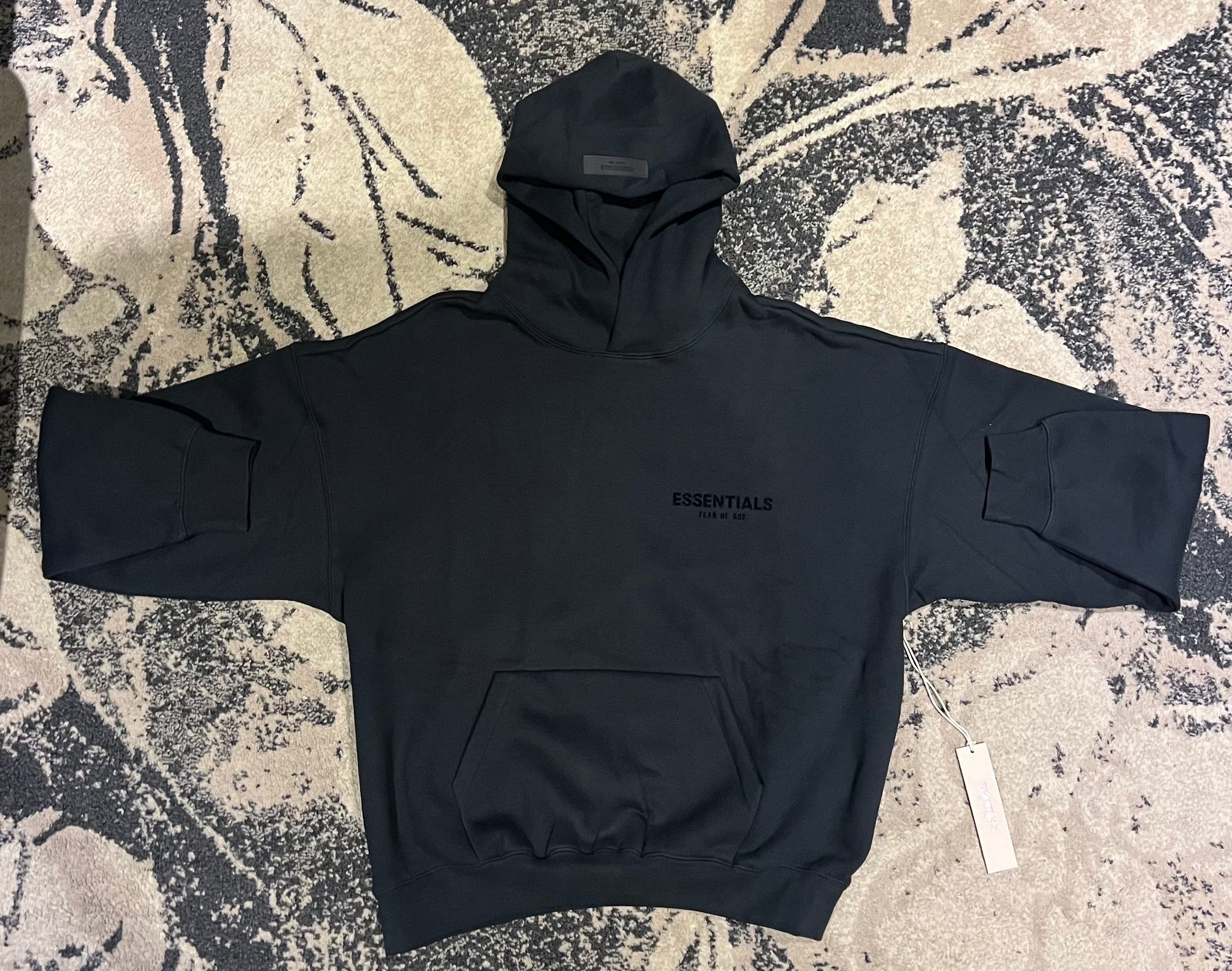 Fear of God Essentials Hoodie SS22— Stretch Limo