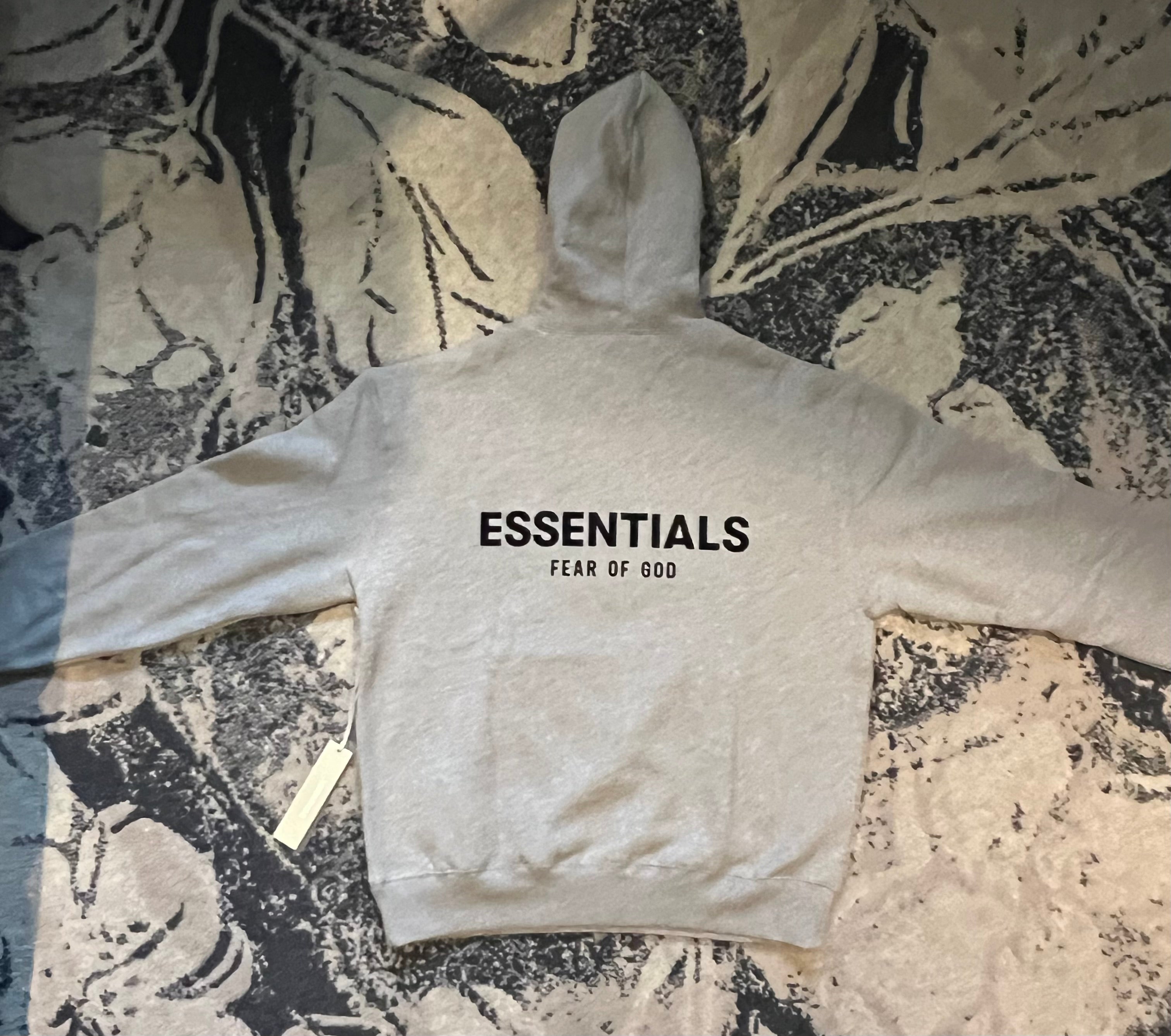 Fear Of God Essentials SS22 hoodie -Dark Oatmeal