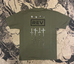 REVENGE *Closer To God* Tee-Shirt -Army Green