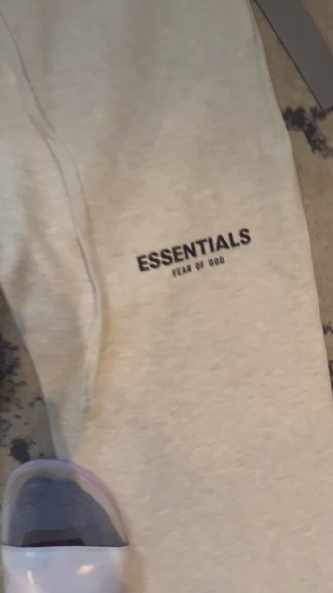 Fear Of God Essentials SS22 Sweatpants -Light Oatmeal